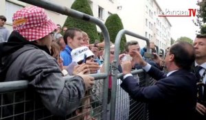 Hollande sur le Tour 2014 : «Vous êtes trop beau M. le Président !»