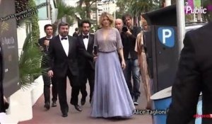 Exclu Vidéo : Alice Taglioni : Avant et pendant la montée des marches à Cannes ... elle assure !