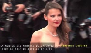 Exclu video : Cannes 2012 : une montée des marches très classe pour Virginie Ledoyen !