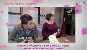 Exclu Vidéo : Nabilla VS Wati Doum's : Elle s'en prend à son garde du corps parce qu'elle a perdu ses bottes !
