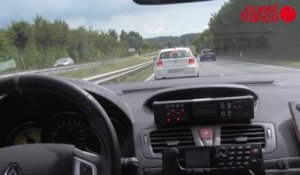 La Mégane RS des gendarmes intercepte un jeune conducteur ivre à 170 km/h près de Rennes