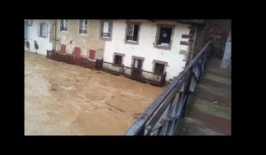 Témoins BFMTV : Inondations torrentielles à Saint-Jean-Pied-de-Port