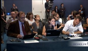 Séminaire gouvernemental : point de presse de Manuel Valls