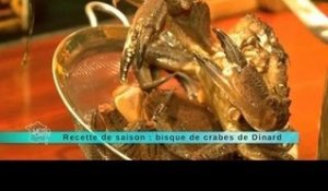 Recette de saison : bisque de crabes de Dinard