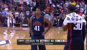 Le basketteur NBA Paul George se casse la jambe en plein match!