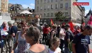 Rennes. 250 manifestants pour « une paix juste et durable » entre Israéliens et Palestiniens