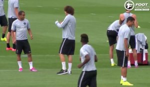 PSG : les premières images de David Luiz à l'entraînement !