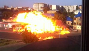 Explosion d'une station-service en Russie