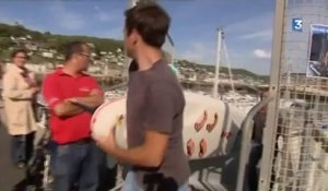 Sauvetage d'une femme sur son paddle au large du Havre