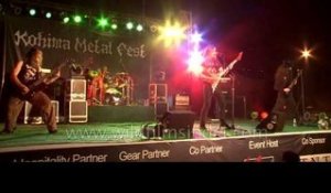 Bloodshot Dawn performing at the Kohima Metal Fest '12