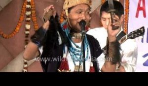 Arunachali shaman performs in full regalia!
