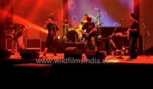 Redolent performing Creed's 'Bullet' number at NagaFest '12