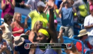 Cincinnati - Williams sans forcer contre Jankovic