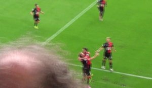 16/08/14 : SRFC-ETG : but de Toivonen vu des tribunes