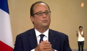 Allègement du coût du travail (CICE) prononcé en Outre-Mer, déclare François Hollande - La Réunion - 22/08