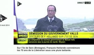 Pluie, grêle, foudre: quand la météo s'acharne sur François Hollande - Zapping