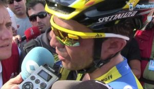 La Vuelta 2014 - Etape 3 - Alberto Contador à l'arrivée