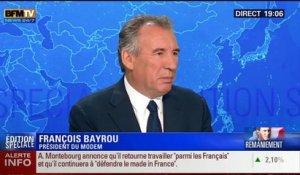 François Bayrou, l'invité de Ruth Elkrief sur BFMTV - 250814