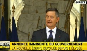 Emmanuel Macron, Najat Vallaud-Belkacem et Fleur Pellerin entrent au gouvernement Valls II