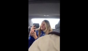 He caught his daughter's epic selfie session on video.... So funny!!