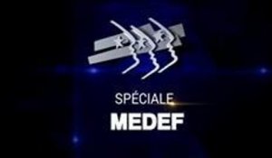 Émission spéciale Université d'été du Medef, dans Le Grand Journal – 27/08 1/4