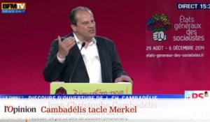 Cambadélis tacle Merkel