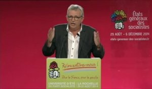 A La Rochelle, Pierre Laurent juge que le contrat de 2012 a été "déchiré devant les Français"