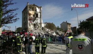 Un immeuble soufflé par une explosion à Rosny-sous-Bois