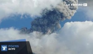 Éruption du volcan Tungurahua en Équateur