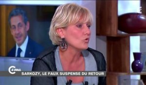 Nadine Morano oublie d'éteindre son portable lors de "C à vous"