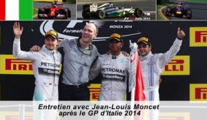 Entretien avec Jean-Louis Moncet après le GP d'Italie 2014