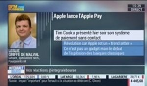 Apple dévoile ses deux nouveaux Iphone: Leslie Griffe de Malval, dans Intégrale Bourse – 10/09