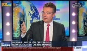 La carte bleue à écran digital, une première mondiale, Didier Lamouche, dans GMB – 12/09