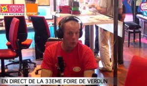 Interview de Florian, chef d'équipe du service sécurité de la foire expo de Verdun