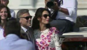 Clooney et Alamuddin: première sortie après leur mariage