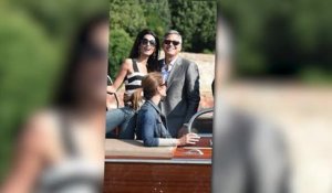 George Clooney et ses invités arrivent en Italie pour son mariage