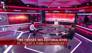 Tirs croisés des éditorialistes : Bygmalion / les frondeur du PS