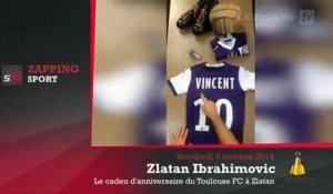 Zap'Sport : Le cadeau du Toulouse FC à Ibrahimovic pour son anniversaire