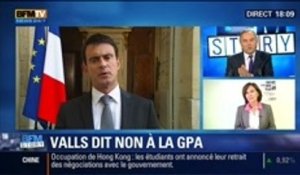 BFM Story: GPA: Manuel Valls dit non - 03/10