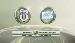Angers 3 - 0  USCL - J10 S14/15