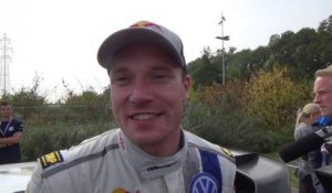 Jari Matti Latvala, vainqueur du rallye de France-Alsace 2014 tente quelques mots en Français