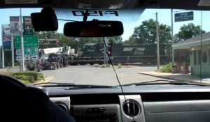 Un train percute un camion en Louisiane