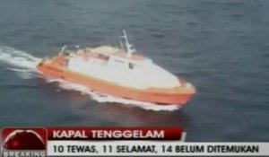 Nouvelle tragédie maritime en Indonésie