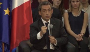 Nicolas Sarkozy, concerné par la question des enseignants en France