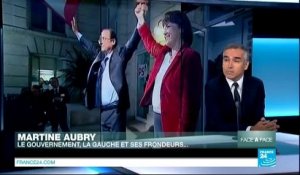 FACE À FACE - Martine Aubry, la gauche et ses frondeurs