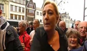 Migrants : Marine Le Pen en déplacement à Calais