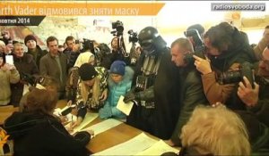 Dark Vador n'a pas pu voter aux législatives en Ukraine