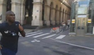 Challenge Race the Tube: un jeune homme court plus vite que le métro