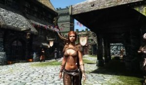 10 hours walking in Skyrim as a woman in skimpy armor