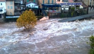 Images impressionnantes des inondations en Ardèche
